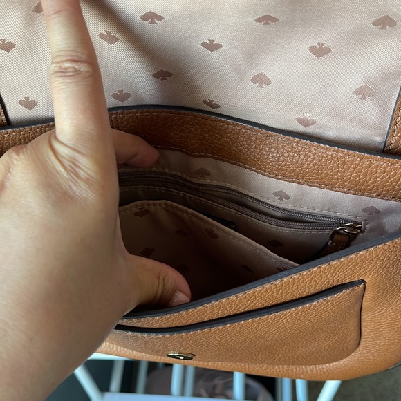 Beautiful gingerbread colored cross body/shoulder Kate spade new without tags - Picture 11 of 16